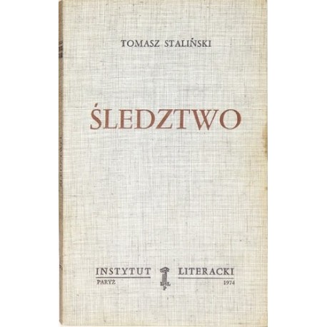 Śledztwo Tomasz Staliński Seria "Biblioteka Kultury" Tom 243