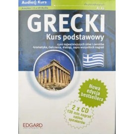 Grecki Kurs podstawowy Książka + 2 x Audio CD A1-A2