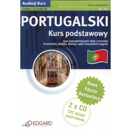 Portugalski Kurs podstawowy A1-A2 Książka + 2 x Audio CD Praca zbiorowa
