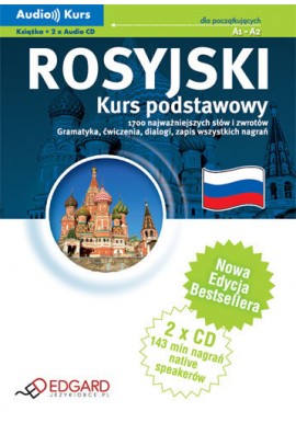 Rosyjski Kurs podstawowy A1-A2 Książka + 2 x Audio CD Praca zbiorowa