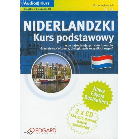 Niderlandzki Kurs podstawowy A1-A2 Książka + 2 x Audio CD Praca zbiorowa