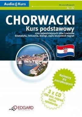 Chorwacki Kurs podstawowy A1-A2 Książka + 2 x Audio CD Praca zbiorowa