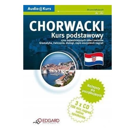 Chorwacki Kurs podstawowy A1-A2 Książka + 2 x Audio CD Praca zbiorowa