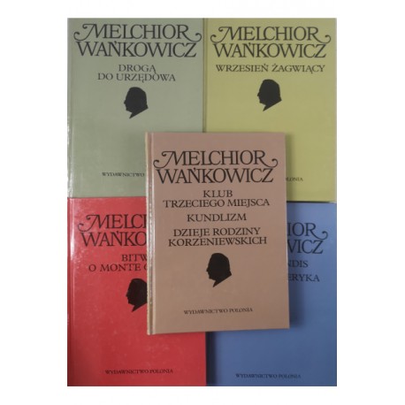 Dzieła Emigracyjne Melchiora Wańkowicza (5 tomów)