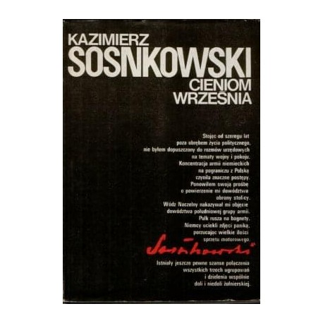 Cieniom września Kazimierz Sosnkowski
