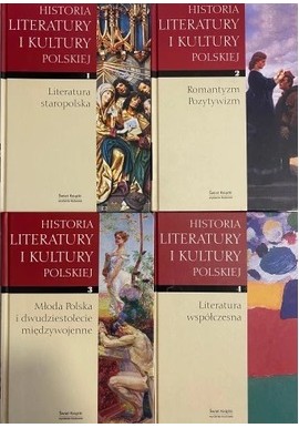 Historia literatury i kultury polskiej Praca zbiorowa (kpl - 4 tomy)