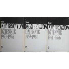 Dziennik 1953-1956, 1957-1961, 1961-1966 (3 tomy) Witold Gombrowicz