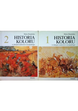 Historia koloru w dziejach malarstwa europejskiego Maria Rzepińska (kpl. - 2 tomy)