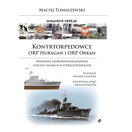 Kontrtorpedowce ORP Huragan i ORP Orkan Niedoszłe ukoronowanie rozwoju stoczni polskich w II Rzeczypospolitej M. Tomaszewski