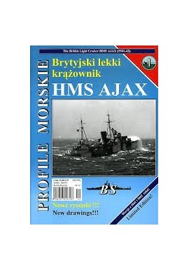 Brytyjski lekki krążownik HMS AJAX Sławomir Brzeziński Seria Profile Morskie nr 1