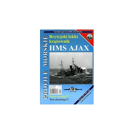 Brytyjski lekki krążownik HMS AJAX Sławomir Brzeziński Seria Profile Morskie nr 1