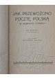 Jak przewożono pocztę polską w danych czasach wyd. 1925r Włodzimierz Polański