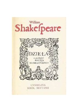 William Shakespeare Cymbeline król Brytanii
