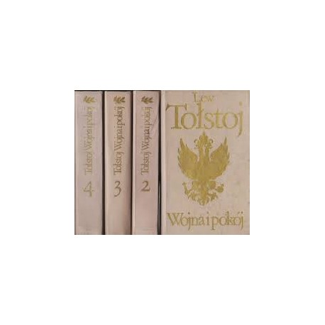 Wojna i pokój Lew Tołstoj (kpl. - 4 tomy) Seria Biblioteka Klasyki Polskiej i Obcej