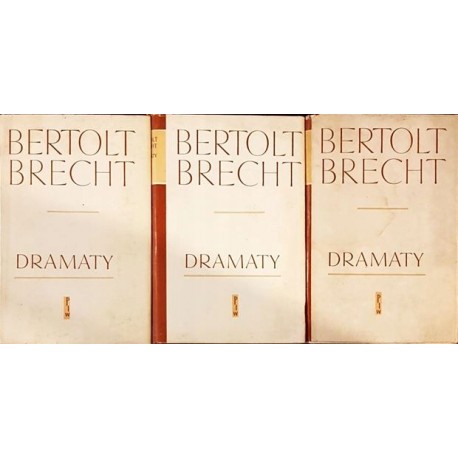 Dramaty 3 tomy - kpl Bertolt Brecht
