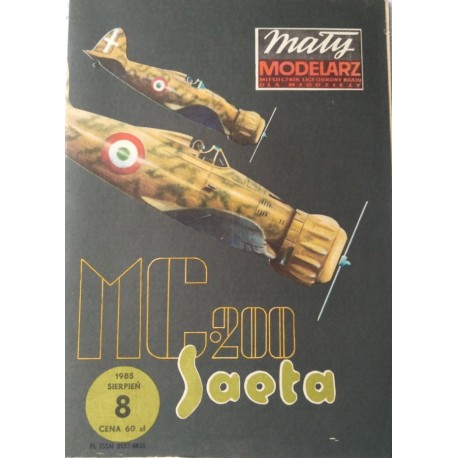 Mały modelarz 8/85 Włoski Samolot Myśliwski Macchi C.200 Saeta