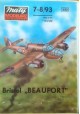 Mały modelarz 7-8/93 Samolot bombowy Bristol Beaufort