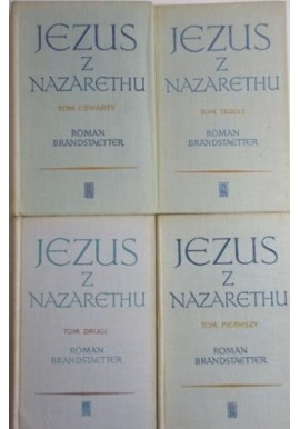 Jezus z Nazaretu 4 tomy komplet Roman Brandstaetter