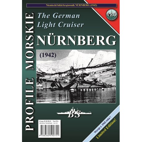 The German Light Cruiser NURNBERG Sławomir Brzeziński Seria Profile Morskie nr 125