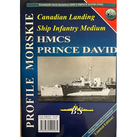 Canadian Landing Ship Infantry Medium HMCS PRINCE DAVID Sławomir Brzeziński Seria Profile Morskie nr 138