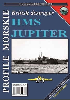 British destroyer HMS JUPITER Sławomir Brzeziński Seria Profile Morskie nr 141