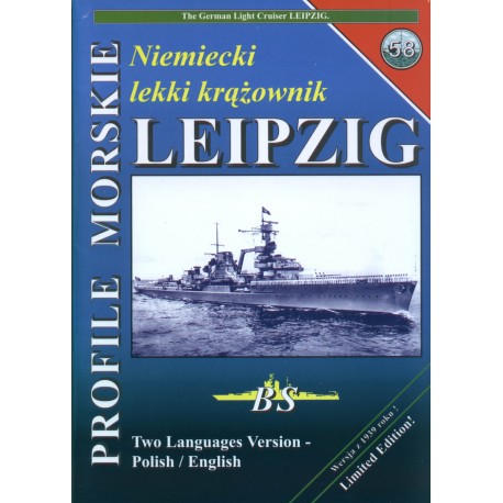 Niemiecki lekki krążownik LEIPZIG Sławomir Brzeziński Seria Profile Morskie nr 58