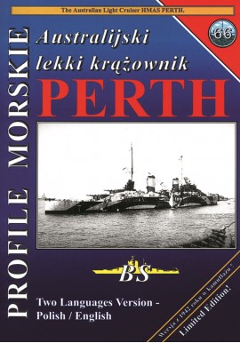 Australijski lekki krążownik PERTH Sławomir Brzeziński Seria Profile Morskie nr 66