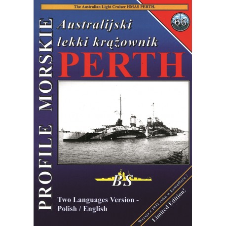Australijski lekki krążownik PERTH Sławomir Brzeziński Seria Profile Morskie nr 66