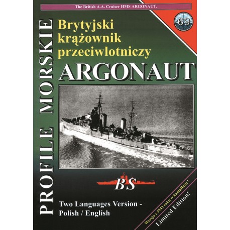 Brytyjski krążownik przeciwlotniczy ARGONAUT Sławomir Brzeziński Seria Profile Morskie nr 69