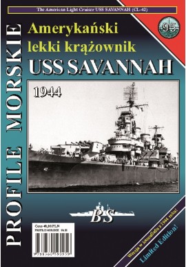 Amerykański lekki krążownik USS SAVANNAH Sławomir Brzeziński Seria Profile Morskie nr 95