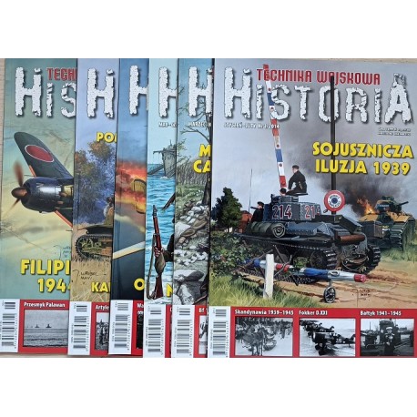 Magazyn Technika Wojskowa Historia Rok 2014 6 numerów KPL