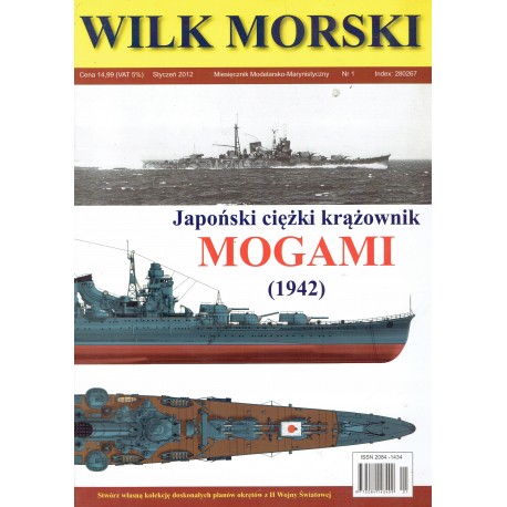 Japoński ciężki krążownik MOGAMI (1942) Sławomir Brzeziński Wilk Morski Styczeń 2012