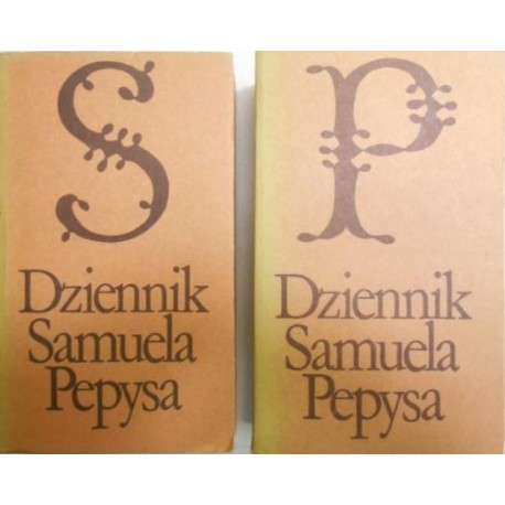 Dziennik Samuela Pepysa Samuel Pepys (kpl - 2 tomy) Seria Biblioteka Klasyki Polskiej i Obcej