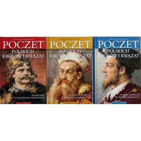 Poczet Polskich Królów i Książąt 3 tomy kpl Stanisław Rosik, Przemysław Wiszewski