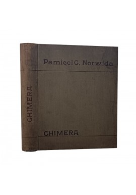 CHIMERA 1904 T. 8 PAMIĘCI NORWIDA JÓZEF MEHOFFER F. SIEDLECKI