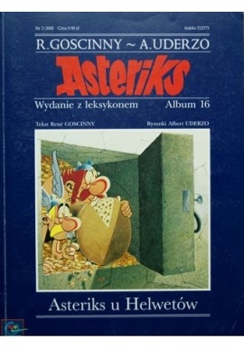 Asteriks Asteriks u Helwetów Wydanie z leksykonem Album 16 Rene Goscinny, Albert Uderzo