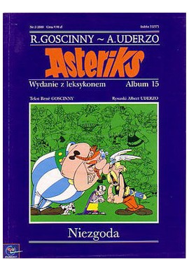 Asteriks Niezgoda Wydanie z leksykonem Album 15 Rene Goscinny, Albert Uderzo