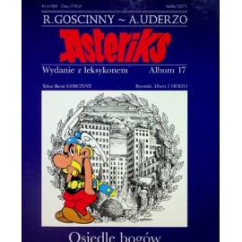 Asteriks Osiedle bogów Wydanie z leksykonem Album 17 Rene Goscinny, Albert Uderzo