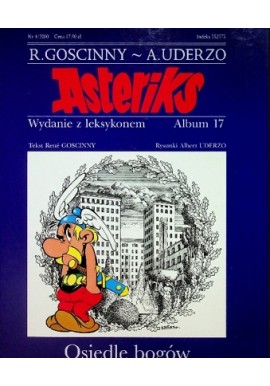 Asteriks Osiedle bogów Wydanie z leksykonem Album 17 Rene Goscinny, Albert Uderzo