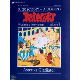 Asteriks Asteriks Gladiator Wydanie z leksykonem Album 3 Rene Goscinny, Albert Uderzo