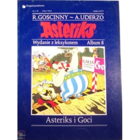 Asteriks Asteriks i Goci Wydanie z leksykonem Album 8 Rene Goscinny, Albert Uderzo