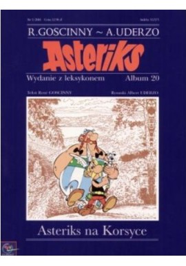 Asteriks Asteriks na Korsyce Wydanie z leksykonem Album 20 Rene Goscinny, Albert Uderzo