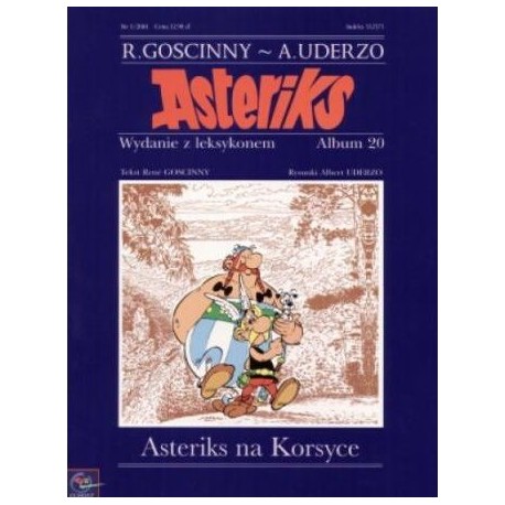 Asteriks Asteriks na Korsyce Wydanie z leksykonem Album 20 Rene Goscinny, Albert Uderzo