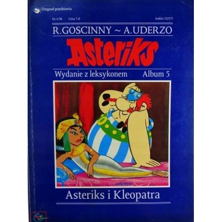 Asteriks Asteriks i Kleopatra Wydanie z leksykonem Album 5 Rene Goscinny, Albert Uderzo