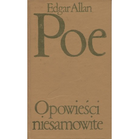 Opowieści niesamowite Edgar Allan Poe