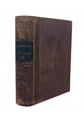 Sienkiewicz Henryk - QUO VADIS wyd. 1 1896r 2 tomy