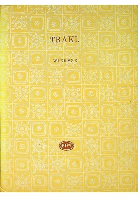 Wiersze Georg Trakl Seria Biblioteka Poetów