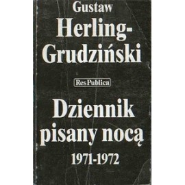 Dziennik pisany nocą 1971-1972 Gustaw Herling-Grudziński