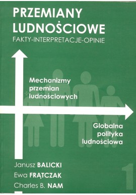 Przemiany ludnościowe Fakty-Interpretacje-Opinie Tom I Mechanizmy przemian ludnościowych J. Balicki, E. Frątczak, Ch. B. Nam