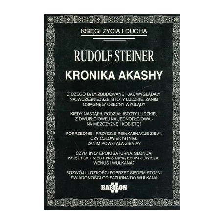 Kronika Akashy Rudolf Steiner